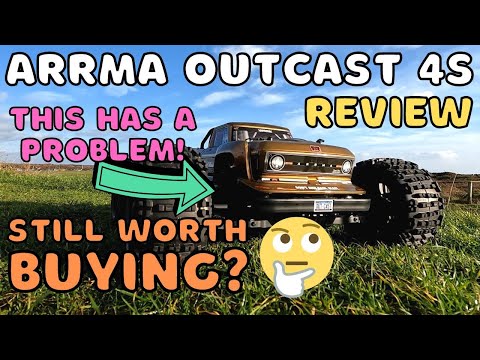 Arrma Outcast 4s RC Has a Problem!  Complete Review and Honest Opinion. Version 2 Outcast RC Truck
