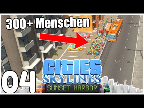 Cities Skylines Sunset Harbor - Die NEUEN Elektrobuse #04