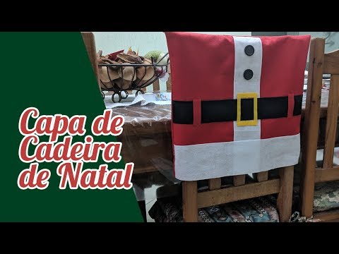 Capa de Cadeira para o Natal