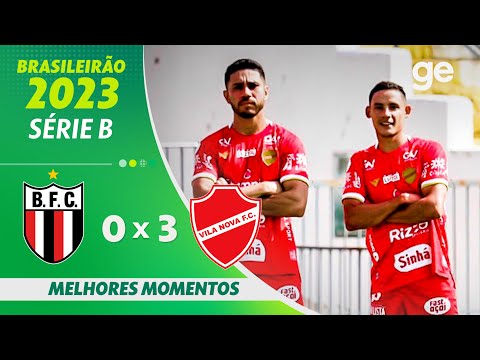 Gols e lances de Botafogo-SP x Vila Nova-GO