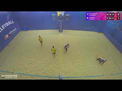 08:10 D. Svyrydenko / V. Antoniuk - I. Horiaiev / S. Borets 24.01.2023 | Winners Beach Volleyball