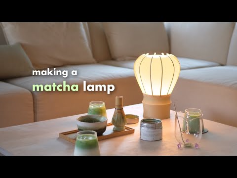 Day In The Life of a Designer | I Made A Matcha-Inspired Lamp with 3D Printing
