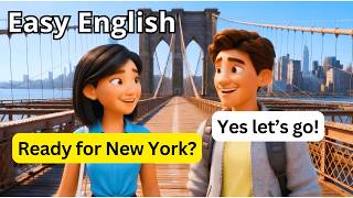 10 Easy English Conversations for A Perfect Day in New York | Real Life Dialogues A1-A2