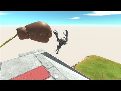 Giant Boxing Gloves Challenge | all unit vs giant boxing glove | animal revolt battle simulator