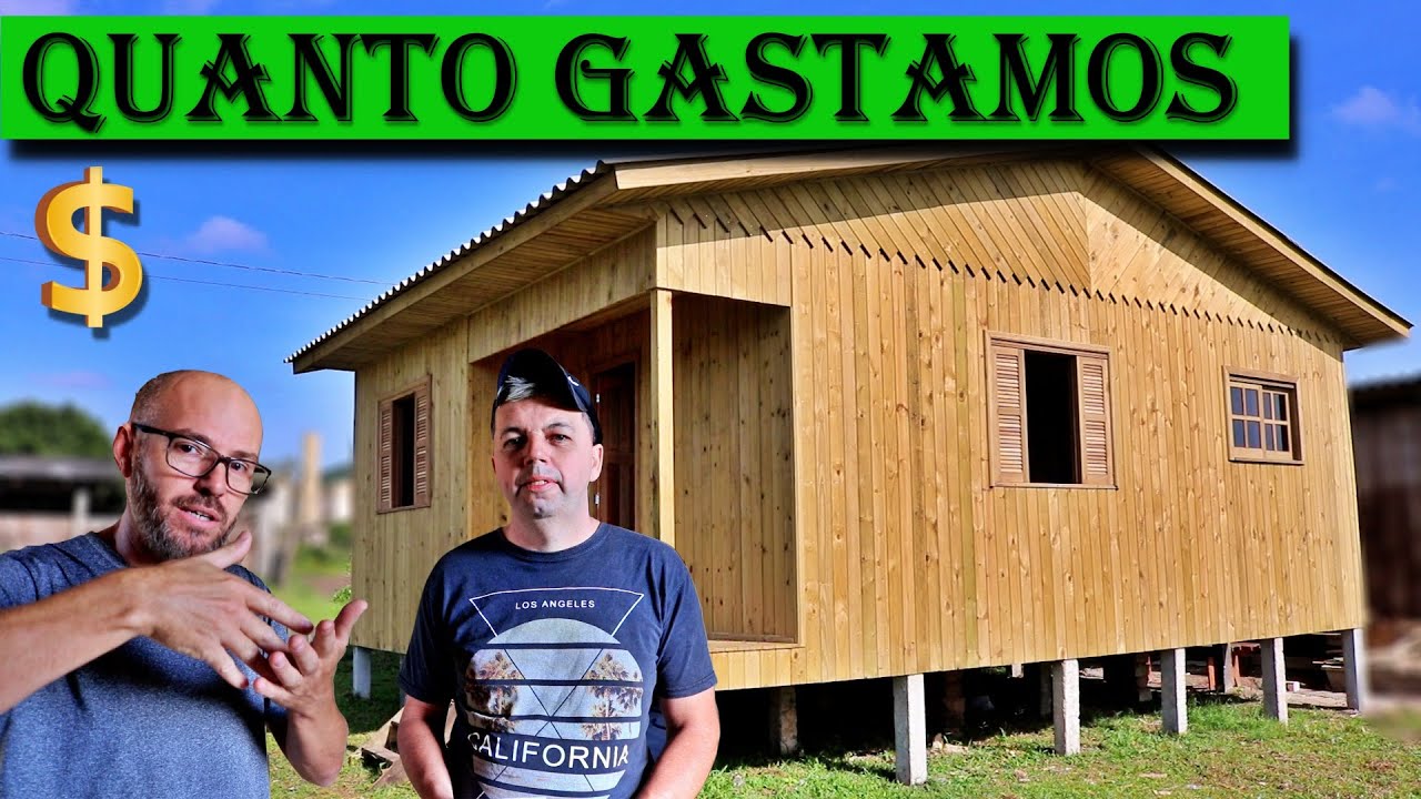 QUANTO GASTAMOS na CASA de MADEIRA FEITA POR NÓS