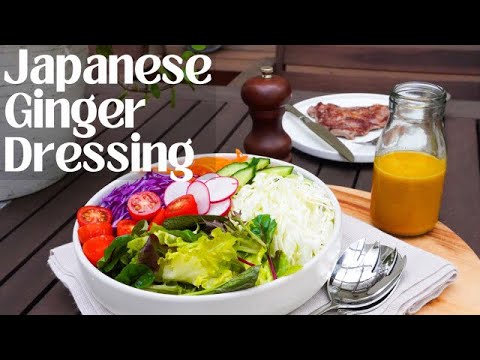 Best Ginger Dressing Recipe | Homemade salad dressing