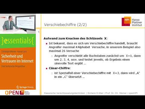 1.5 - 1 Exkurs Klassische Verschlüsselungsverfahren