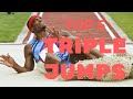 TOP 10 Triple Jumps Of All Time | Triple Jump World Records