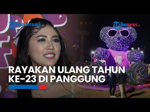 Rayakan Ulang Tahun ke-23 di Panggung Java Pop Festival, Happy Asmara Teteskan Air Mata