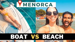 Menorca By Boat: How To Find The Best Spots In The Island | Menorca Spain Travel Vlog 2022 4K