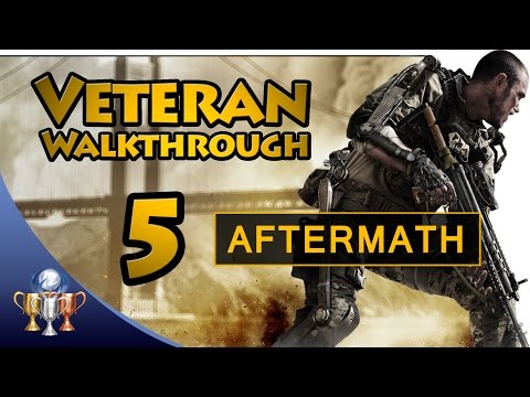 Call of Duty Advanced Warfare - Part 5 Aftermath - Veteran Walkthrough [60fps]