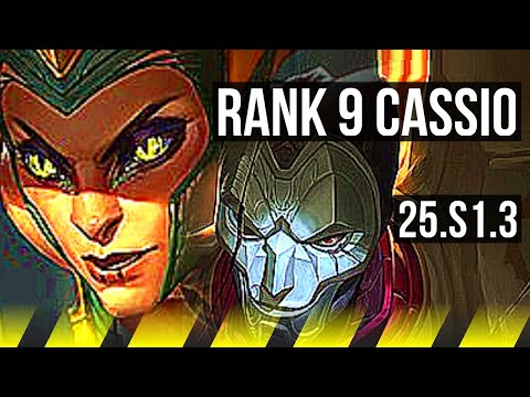 CASSIOPEIA & Leona vs JHIN & Alistar (ADC) | Rank 9 Cassio | KR Grandmaster | 25.S1.3