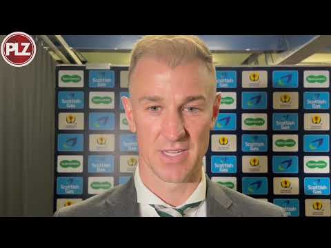 An emotional Joe Hart as his time at Celtic ends.