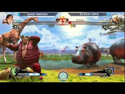 NCR8 - Daigo Umehara (RY) vs EG Ricky Ortiz (RU) - SSF4 Top 8