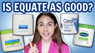 Is EQUATE AS GOOD AS CERAVE & CETAPHIL CREAMS? DERMATOLOGIST