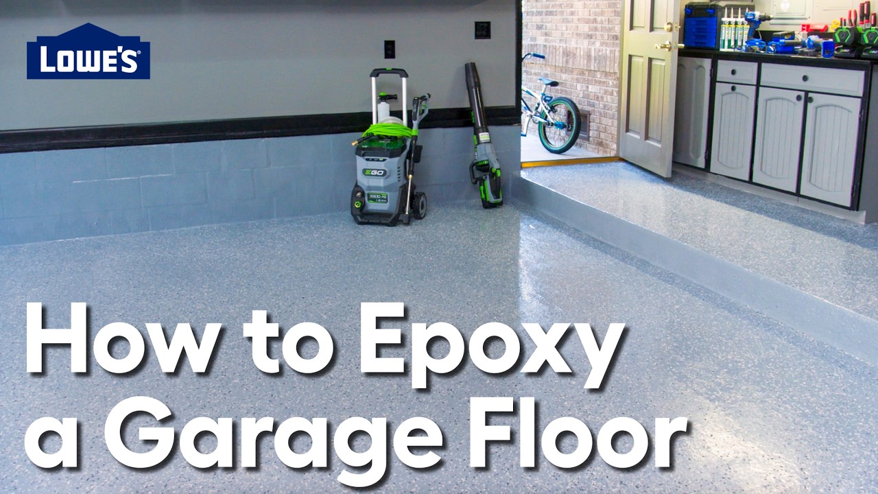 How to Epoxy a Garage Floor