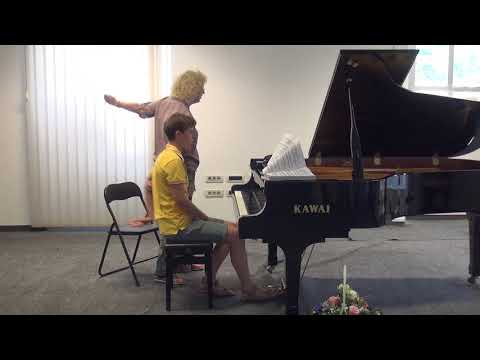 09.07.2018 Mira Marchenko's master-classes: Ivan Baskakin, Concert Hall, Trogir, Croatia