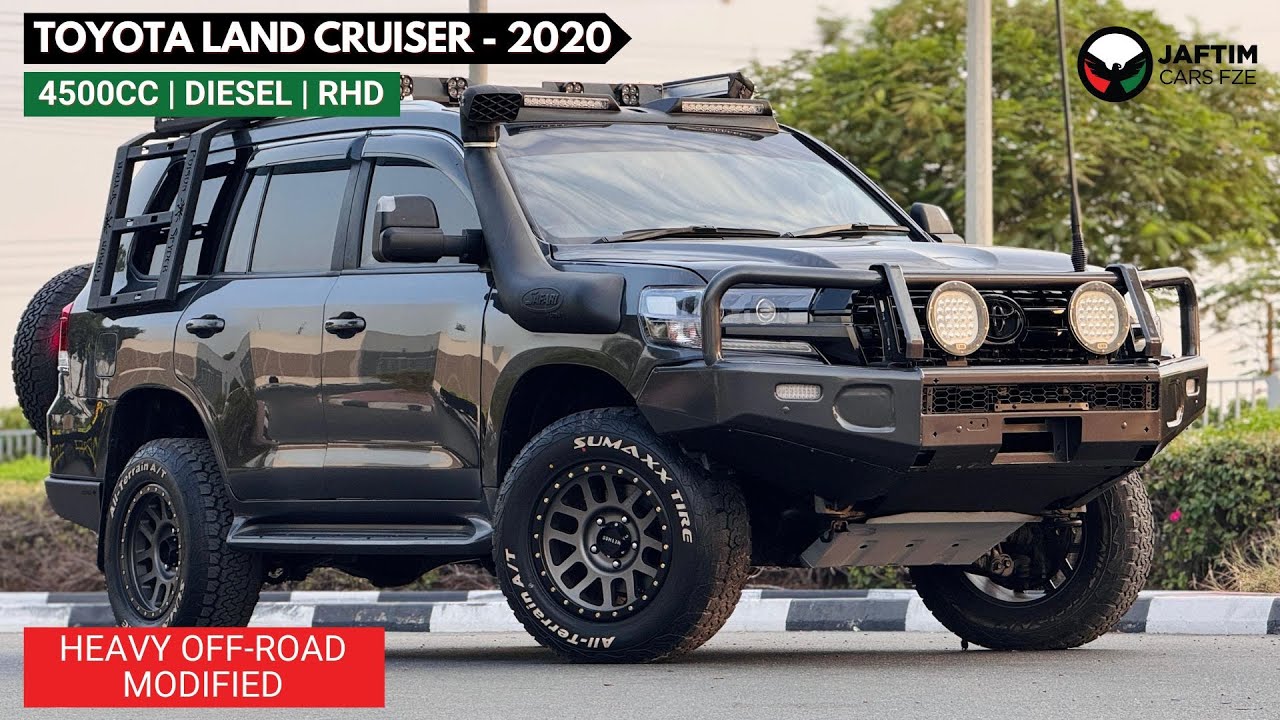 تويوتا لاند كروزر HEAVY OFF-ROAD MODIFIED | AUTOMATIC TRANSMISSION | 4.5L DIESEL ENGINE | 4WD | ROOF TENT & AWNING video
