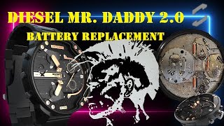 How to change battery for diesel watch Mr DADDY 2.0