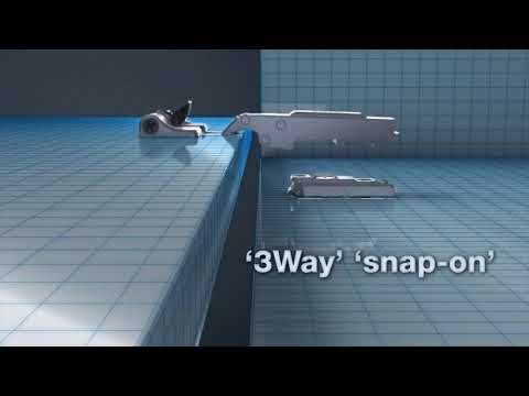 Μεντεσέδες Titus T type 3 κατευθύνσεων