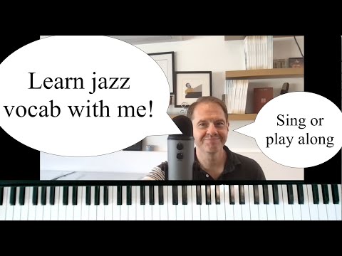 Learn Jazz Vocab with Jeremy! Simple Play 🎹  or Sing Along 🎤