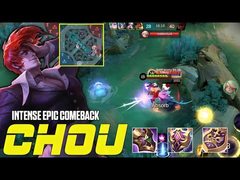 THE MOST INTENSE CHOU MATCH THIS SEASON | CHOU ROAM GAMEPLAY