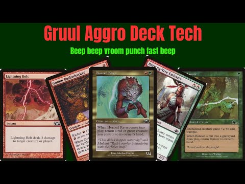 Beefy Gruul Aggro Pauper Deck Tech #mtg #magicthegathering #paupermtg #pauper