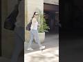 Malaika Arora In White Sando With Jeans At Residence