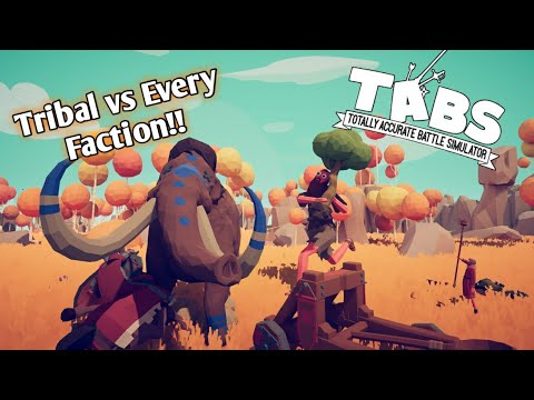 TRIBAL VS EVERY OTHER FACTION | Totally Accurate Battle Simulator