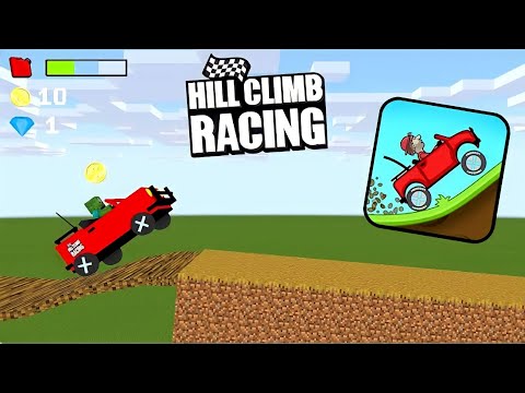 Monster School :- HILL CLIMB RACING CHALLENGE  -  MINECRAFT Animation #monsterschool #minecraft