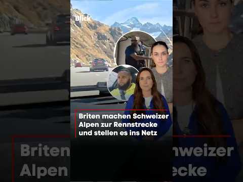 Britische Supercars rasen durch die Schweiz – Polizei stoppt YouTuber Jay P!