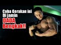 Cukup menggunakan 2 Dumbbel bisa dilakukan Dirumah.