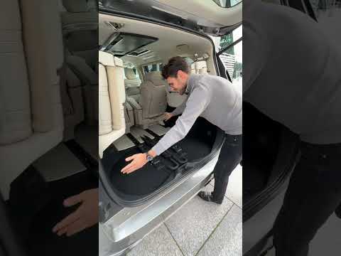 Interesting Folding Mechanism of the 3rd Seating Row in the New Lexus LM 👌 #shorts