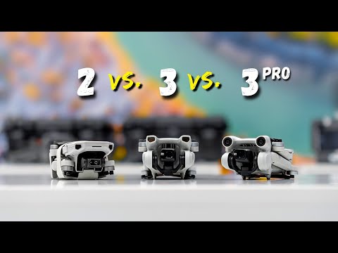 DER GROßE MINI VERGLEICH // DJI MINI 2 vs. MINI 3 vs. MINI 3 PRO