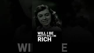 Whatever Will Be, Will Be (Que sera, sera) - Doris Day (Lyric Video) #shorts