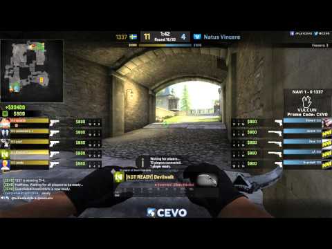 Natus Vincere vs 1337 Game 2 (CEVO-P CS:GO Season 7) - Helium & Metuz