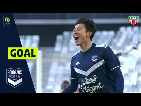 Goal Ui Jo HWANG (11' - FC GIRONDINS DE BORDEAUX) FC GIRONDINS DE BORDEAUX - ANGERS SCO (2-1) 20/21