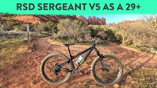 RSD Sergeant V5 Hardtail Review - Part 2: 29x3.0 Mode with a 140mm fork in Sedona, AZ