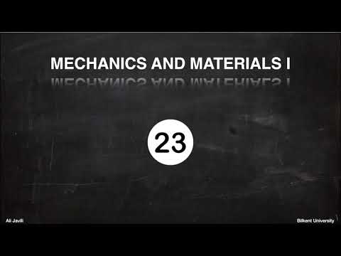 Mechanics and Materials I - Lecture 23