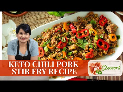 Keto Spicy Ground Pork Stir Fry Recipe | 20 minute...