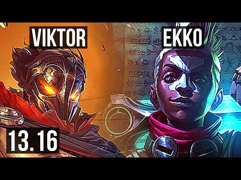 VIKTOR vs EKKO (MID) | 69% winrate, 6/2/12 | NA Master | 13.16