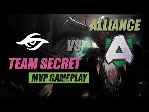 Dota Tournament: Team Secret vs Alliance MVP Gameplay