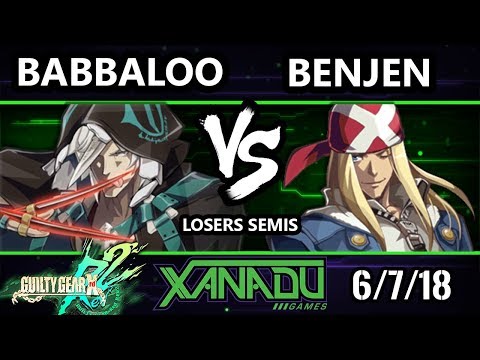 F@X 253 GGXRD2 - Babbaloo (Raven) Vs. Benjen (Axl) - Guilty Gear: XRD Rev 2 Losers Semis