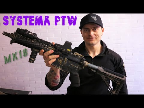 My Airsoft Systema PTW mk18 configuration.