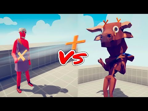 Mathematician and Philosopher Vs Random Unit - Totally Accurate Battle Simulator TABS