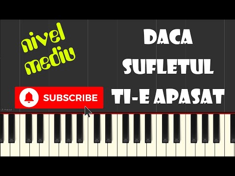 🎹 Dacă sufletul ți-e apăsat | The Messengers (tutorial PIAN - nivel mediu)