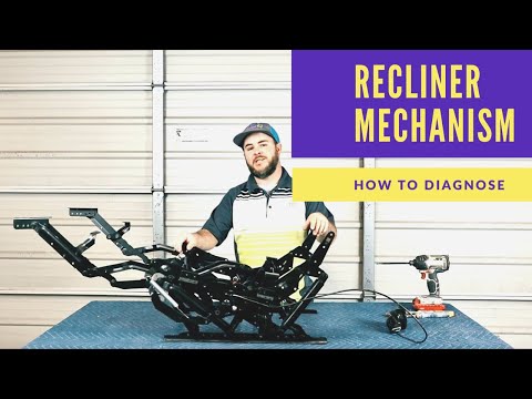 Part of a video titled How to Repair a Recliner Mechanism - YouTube