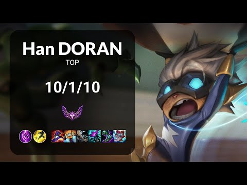 Han Doran Kennen vs K'Sante TOP - KR  Patch 14.15