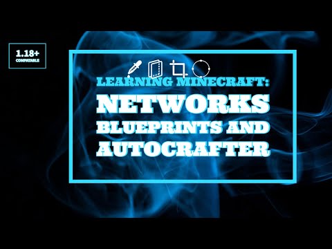 Minecraft Slimefun Networks Blueprints and Autocrafter
