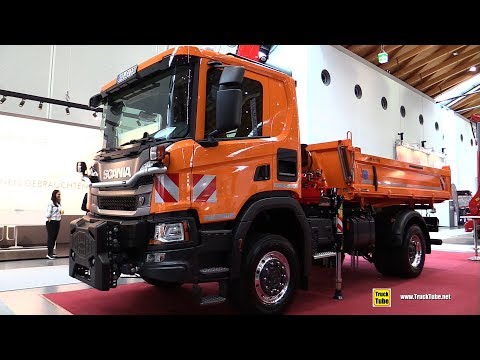 2020 Scania P250 Truck with Fassi Crane - Exterior Walkaround
